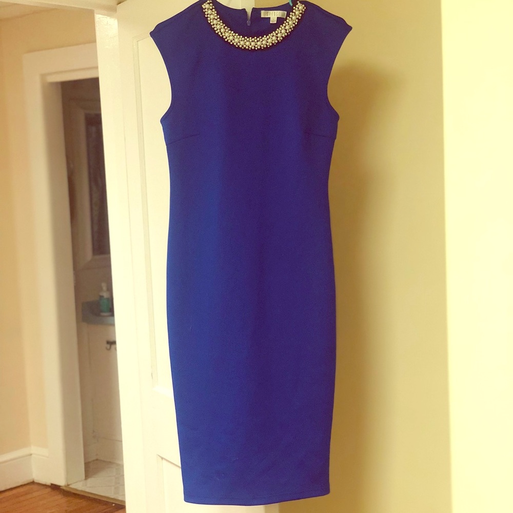Elegant Royal Blue Dress